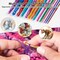 Crochet Hooks Set Aluminum Handle Knitting Needles for Arthritic Hands (multicolor)
